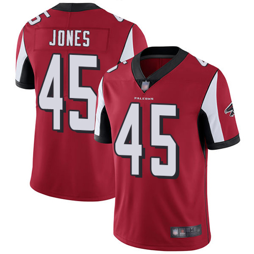 Atlanta Falcons Limited Red Men Deion Jones Home Jersey NFL Football 45 Vapor Untouchable
